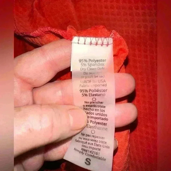 Lularoe Small Neon coral Shirley Kimono. NWT . Textured retro vibe!Great coverup - Picture 4 of 6